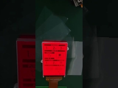 FPCのコネクター52.2*91.1mm見る区域150のCd/m2明るさのモノクロLCDのパネル