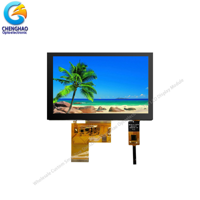 50.0インチ カラーディスプレイ 800x480 40ピン TFT LCD 容量タッチスクリーン