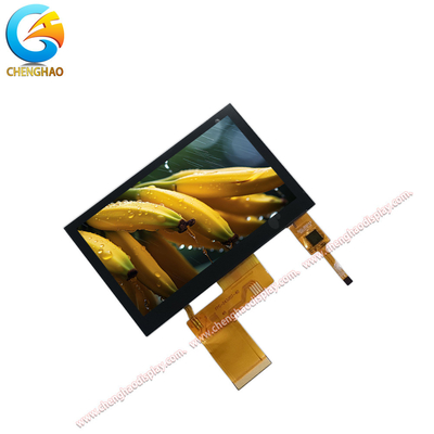 4.3インチ IPS LCD ディスプレイ 広い視角 TFT LCD 24 ビット並行RGBインターフェースとタッチパネルインターフェースの有容タッチスクリーン