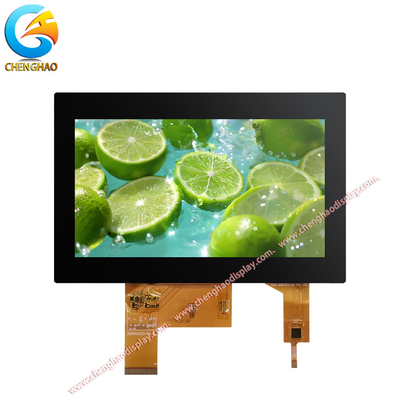 インダストリアル Tft Lcd 7 インチ 800x480 解像度 容量感触