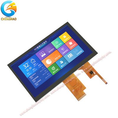 7インチ液晶ディスプレイ 1024×600 ピクセル 高感度容積タッチ