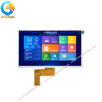 10.1 インチ 1024×600 TFT LCDディスプレイモジュール RGB インターフェース - 400 cd/m2 産業用 LCD
