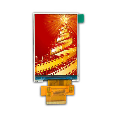 16 18 ビット MCU SPI LCD ディスプレイ モジュール 300cd/m2 ROHS 3.5 インチ