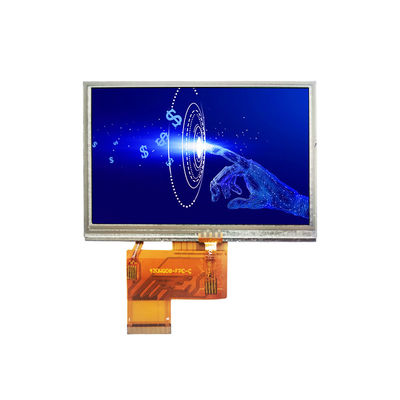 250nit 480x272 レジスティブ液晶ディスプレイモジュール RGB 40ピン 4.3 インチ