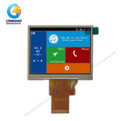 3.5インチ 伝達型 TFT LCD ディスプレイ 320x240 RGB インターフェース付き Tft 画面 パネル